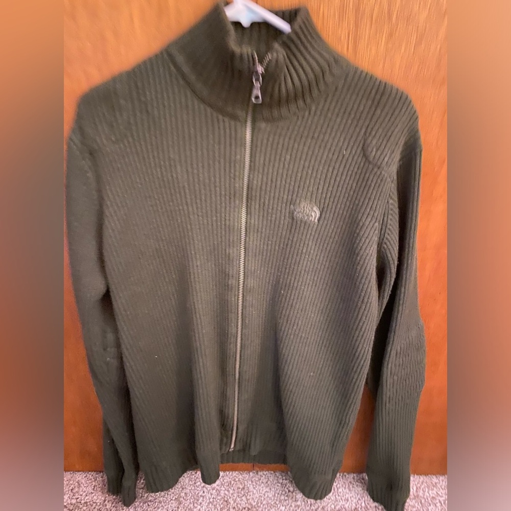The Northface cotton cardigan size L